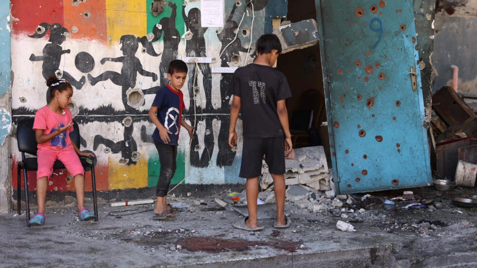 Gaza rescuers say Israeli strike on school shelter kills 7