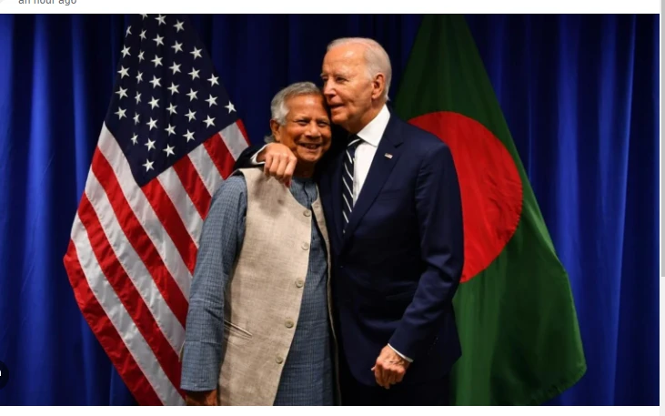 Biden, Clinton rally behind Bangladesh interim leader Yunus