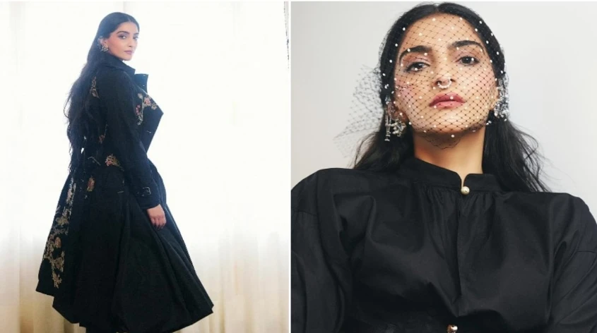 Sonam Kapoor roars in all-black ensemble at Paris Fashion Week