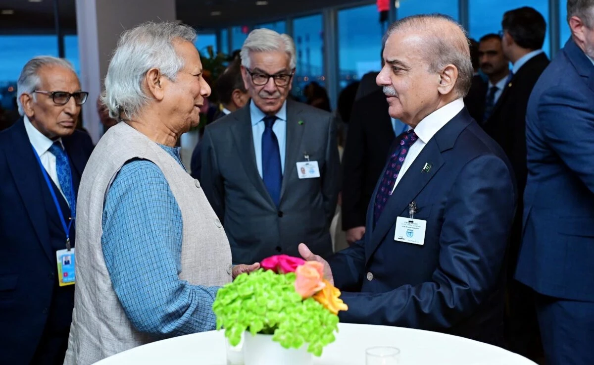 PM Shehbaz meets Dr Yunus, vows to boost bilateral ties with Bangladesh