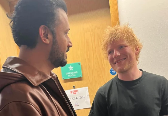 'What a night': Atif Aslam with Ed Sheeran in Birmingham