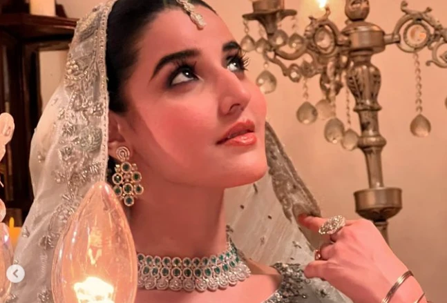 Hareem Farooq facinates fans with BTS wedding scenes from Bismil