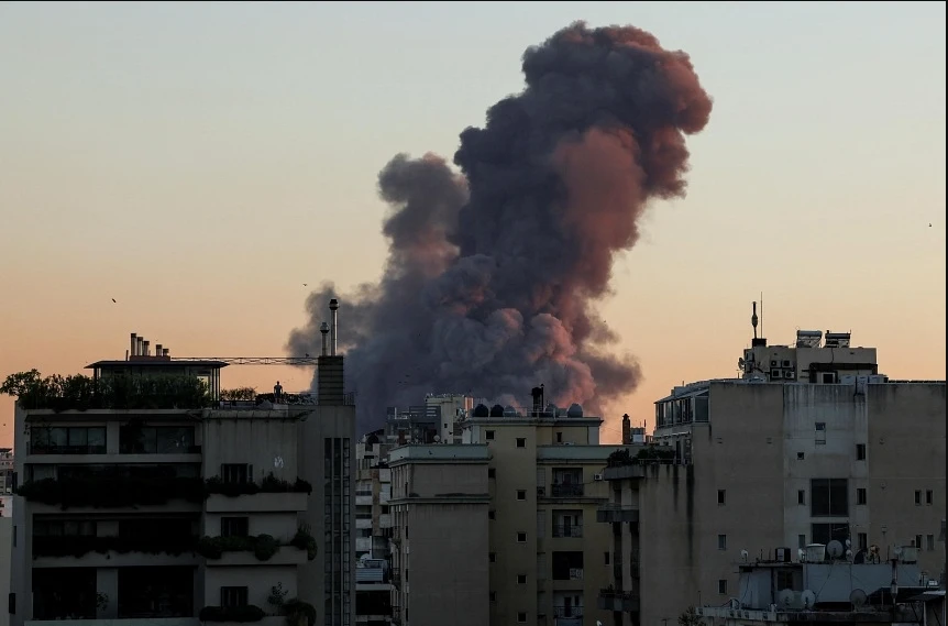 Israel military says strikes Hezbollah HQ in Beirut suburb