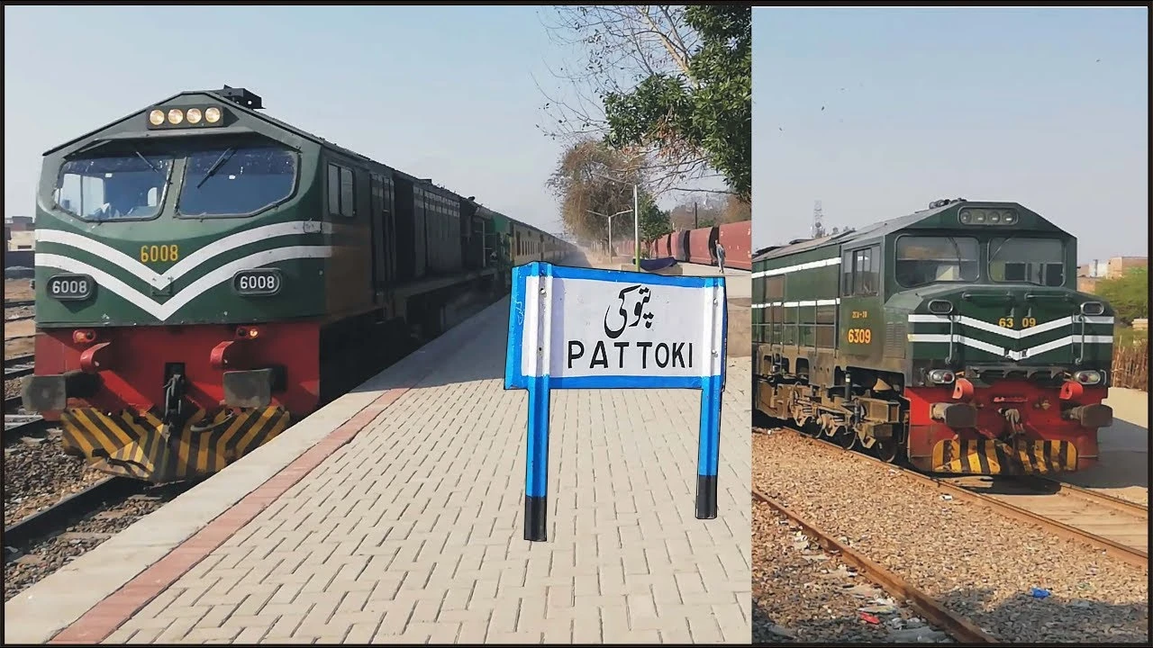 Tree falls on train parked at Pattoki railway station