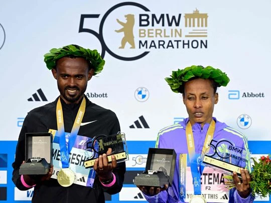 Ethiopian duo Mengesha and Ketema clinch double wins at Berlin Marathon