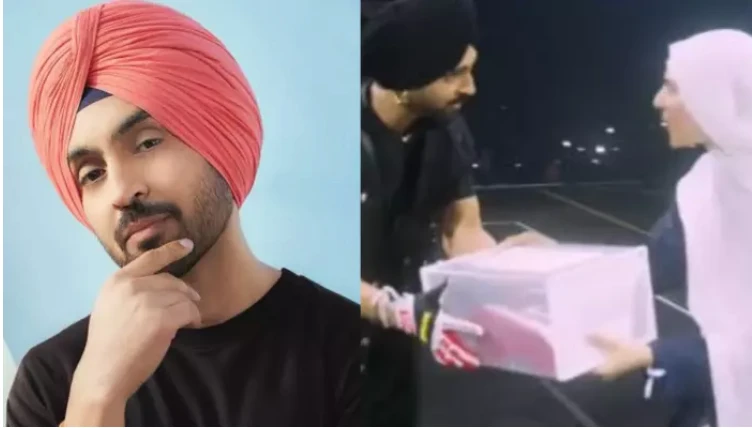 Diljit Dosanjh presents special gift to Pakistani fan during live concert in Manchester