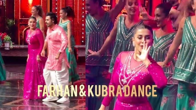 Kubra Khan and Farhan Saeed groove to ‘Ve Marjaneya’, lit up stage at Hum Awards