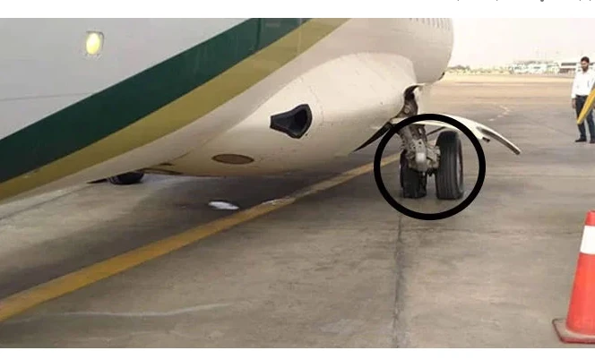 Tyres of PIA plane burst at Dubai Airport