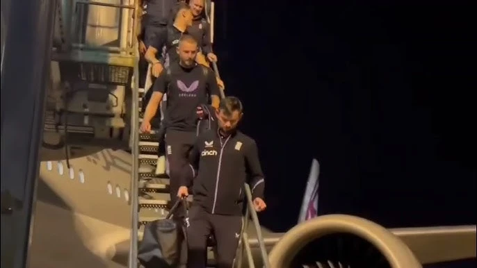 England cricket team arrives in Multan for test series