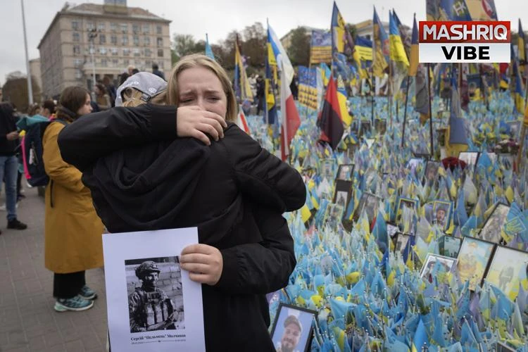 Six killed in Russian attack as Ukraine observes defenders day