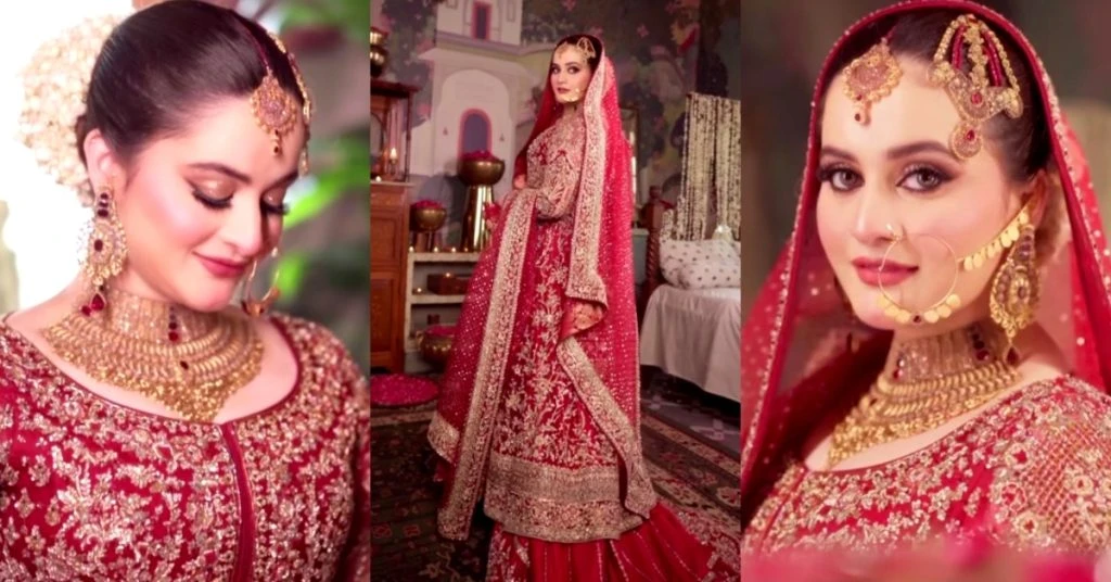 Aiman Khan’s latest bridal video shoot leaves fans in awe