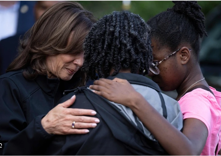 Biden, Harris tour storm areas as deaths surpass 160