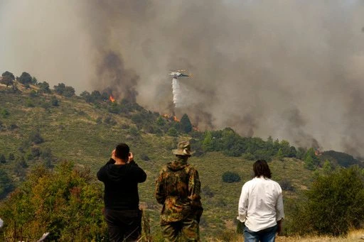 Greece wildfire rages Into fourth day as firefighters battle to contain devastation