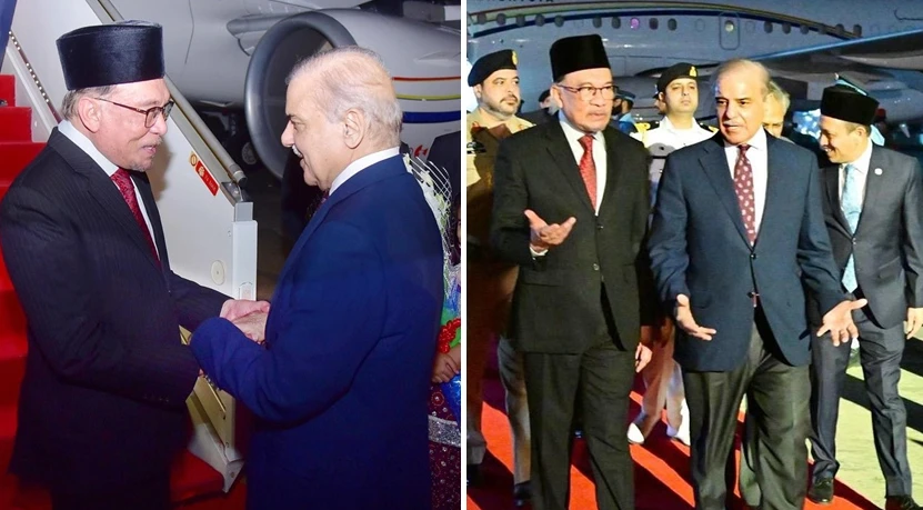 Malaysian PM accorded red carpet welcome at Islamabad airport