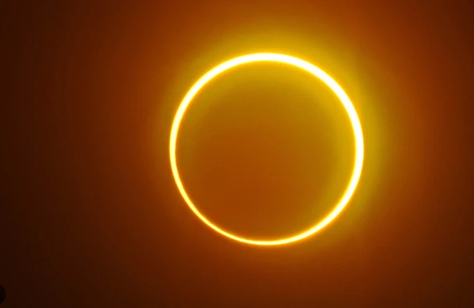 South America treated to rare 'ring of fire' eclipse