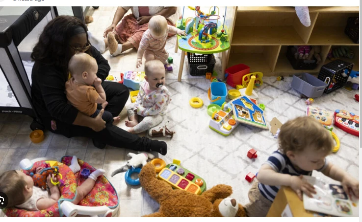 US voters seek help with crushing childcare costs