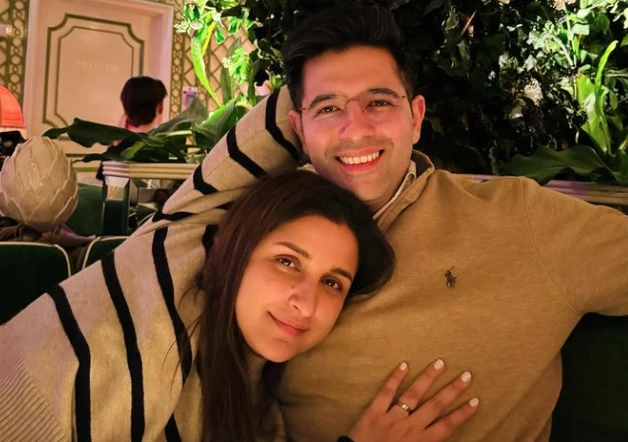 Parineeti Chopra and Raghav Chadha’s sweet & golden moments in Maldives