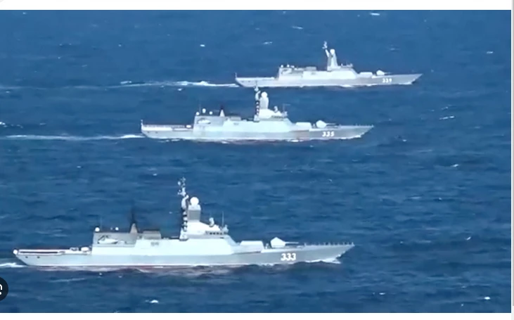 Russia, China hold joint navy patrol in the Pacific