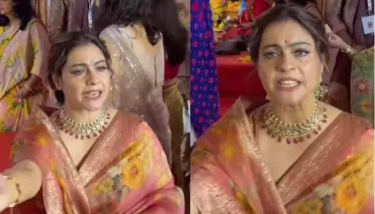 Kajol turns extremely RUDE with paparazzi during 'Puja' practice