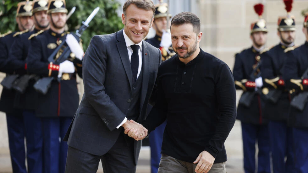 Zelensky touts 'victory plan' against Russia in Macron talks