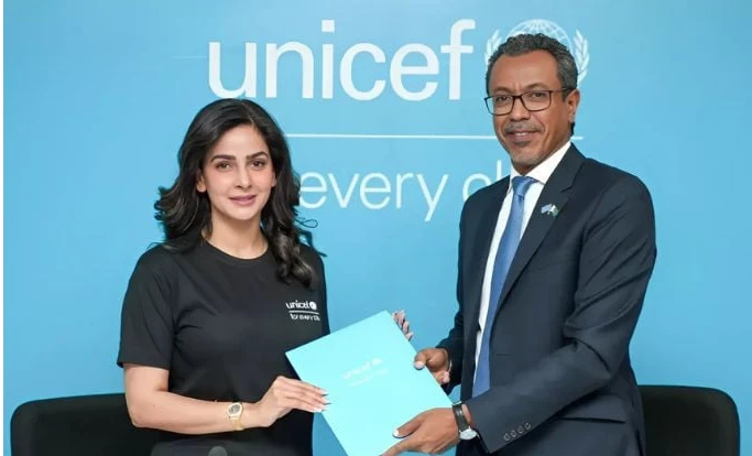 UNICEF announces Saba Qamar as first National Ambassador for Child Rights