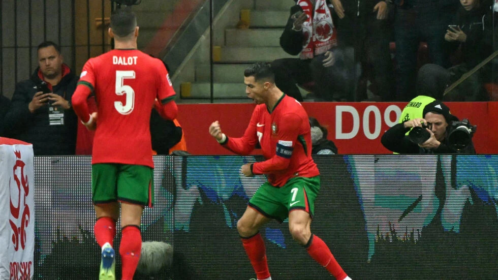 Ronaldo scores in Portugal's Nations League win as Spain sink Denmark