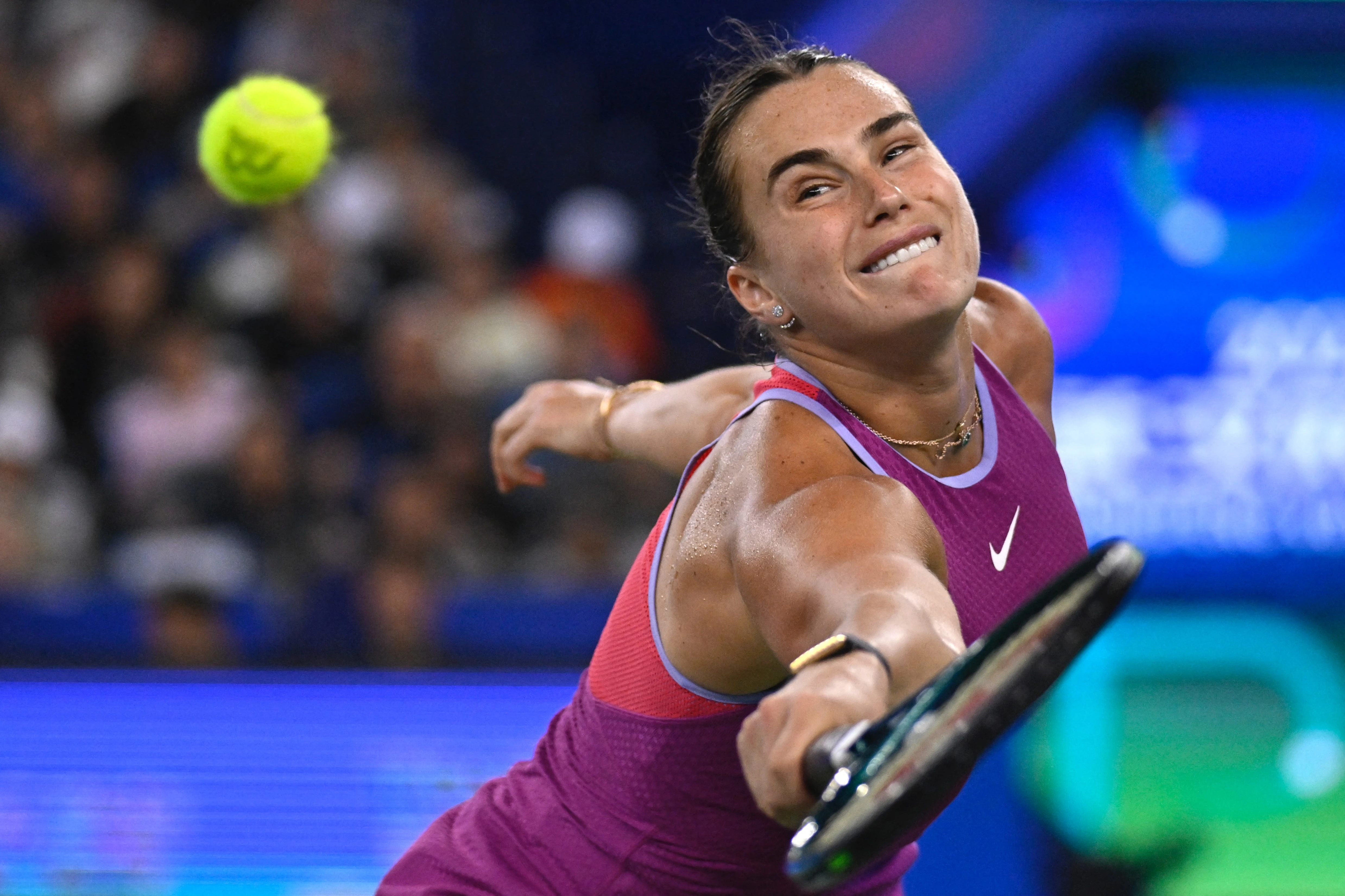 Sabalenka defeats local star Zheng for her third Wuhan open triumph