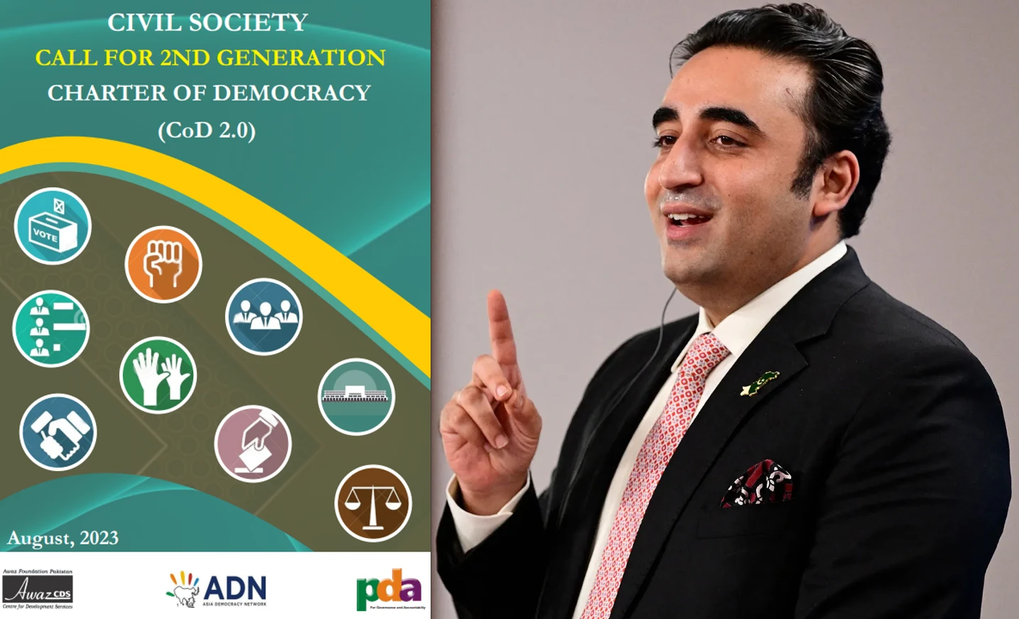 Bilawal urges political unity for CoD 2.0, supports civil societies' call for constitutional court