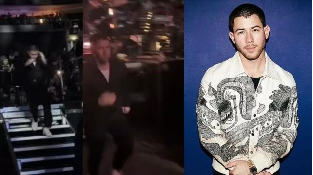 Nick Jonas abruptly runs off stage after spotting laser aimed at him during concert