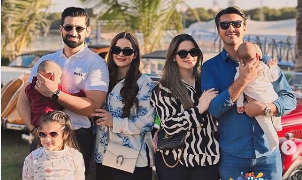 Aimen Khan and Minal Khan's 'little intruders' loved by social users