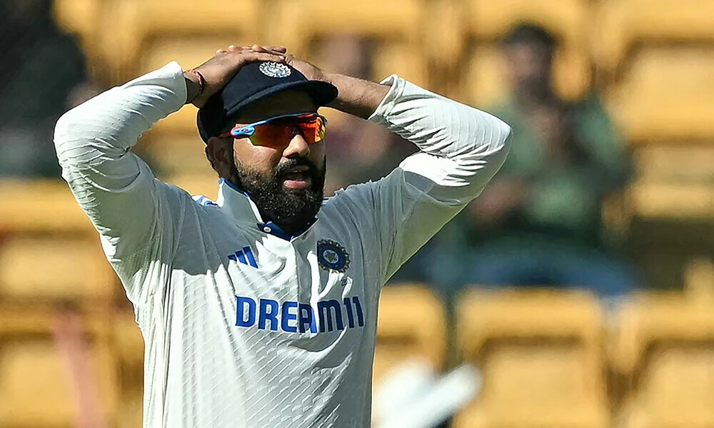 Rohit 'hurting' after India bowled out for home Test low of 46