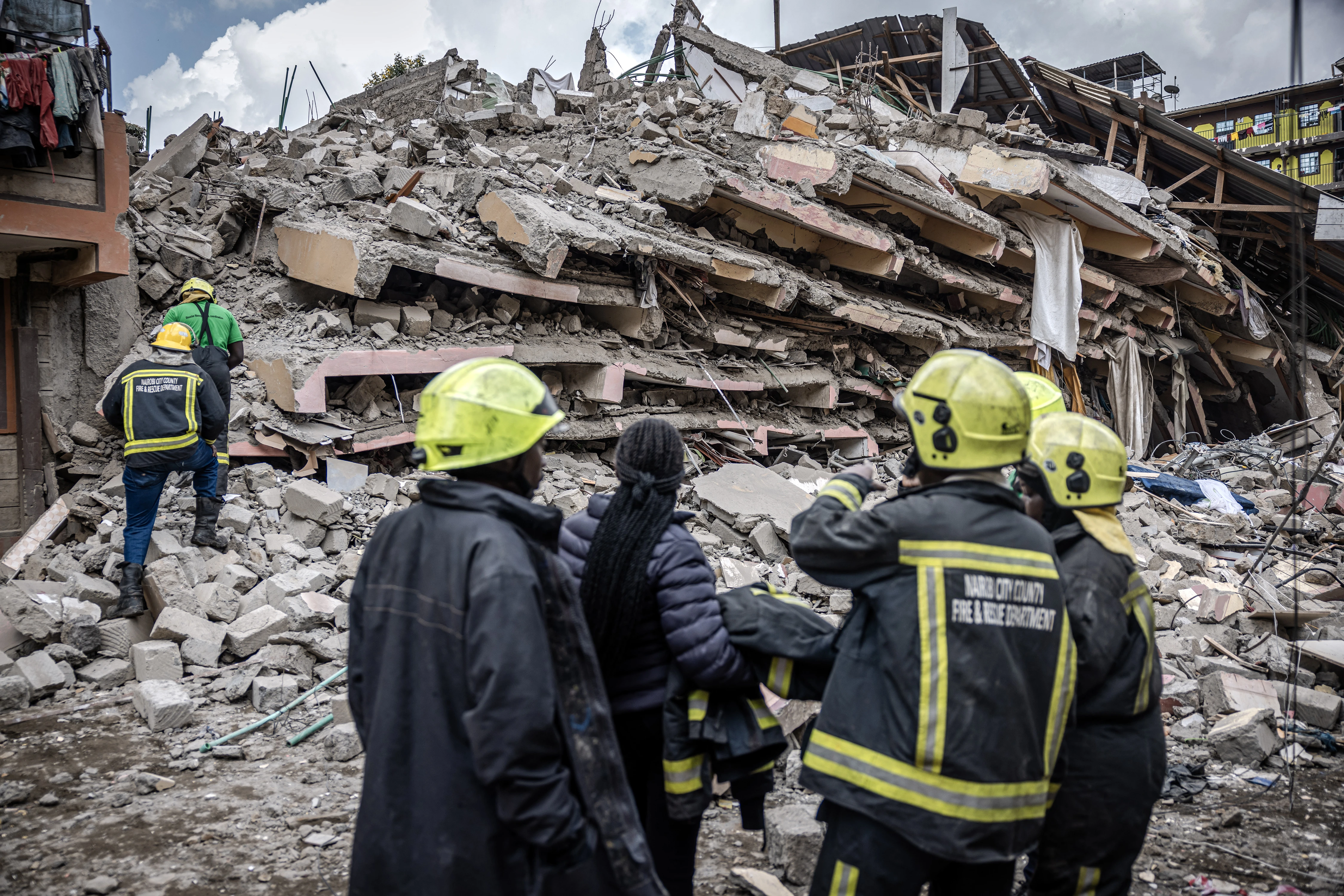 Eight-storey building collapses in Kenyan capital