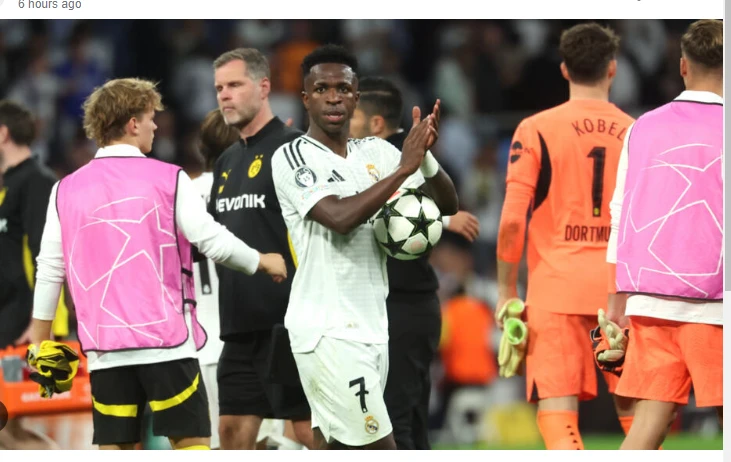 Vinicius hat-trick saves Real Madrid in Champions League, Villa go top