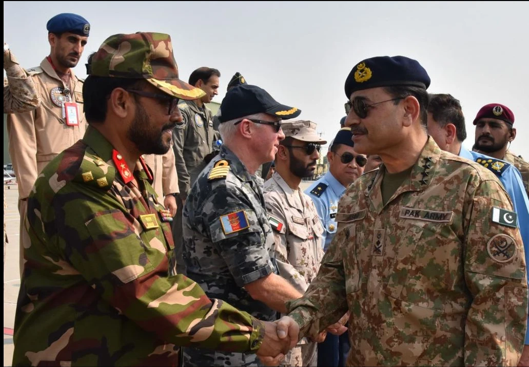 COAS stresses inter-service collaboration as he inspects multinational air exercise