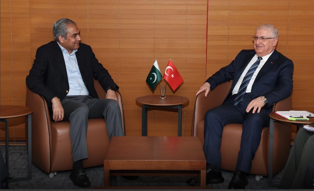 Interior Minister Naqvi calls on Turkish Defence Minister Yasar Guler in Istanbul