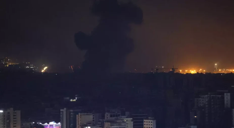 Lebanon state media reports 10 Israeli strikes on Beirut southern suburbs