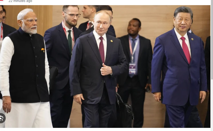 Putin touts 'multipolar world order' at flagship BRICS summit