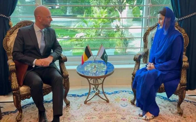 Belgian envoy calls on Punjab CM Maryam Nawaz