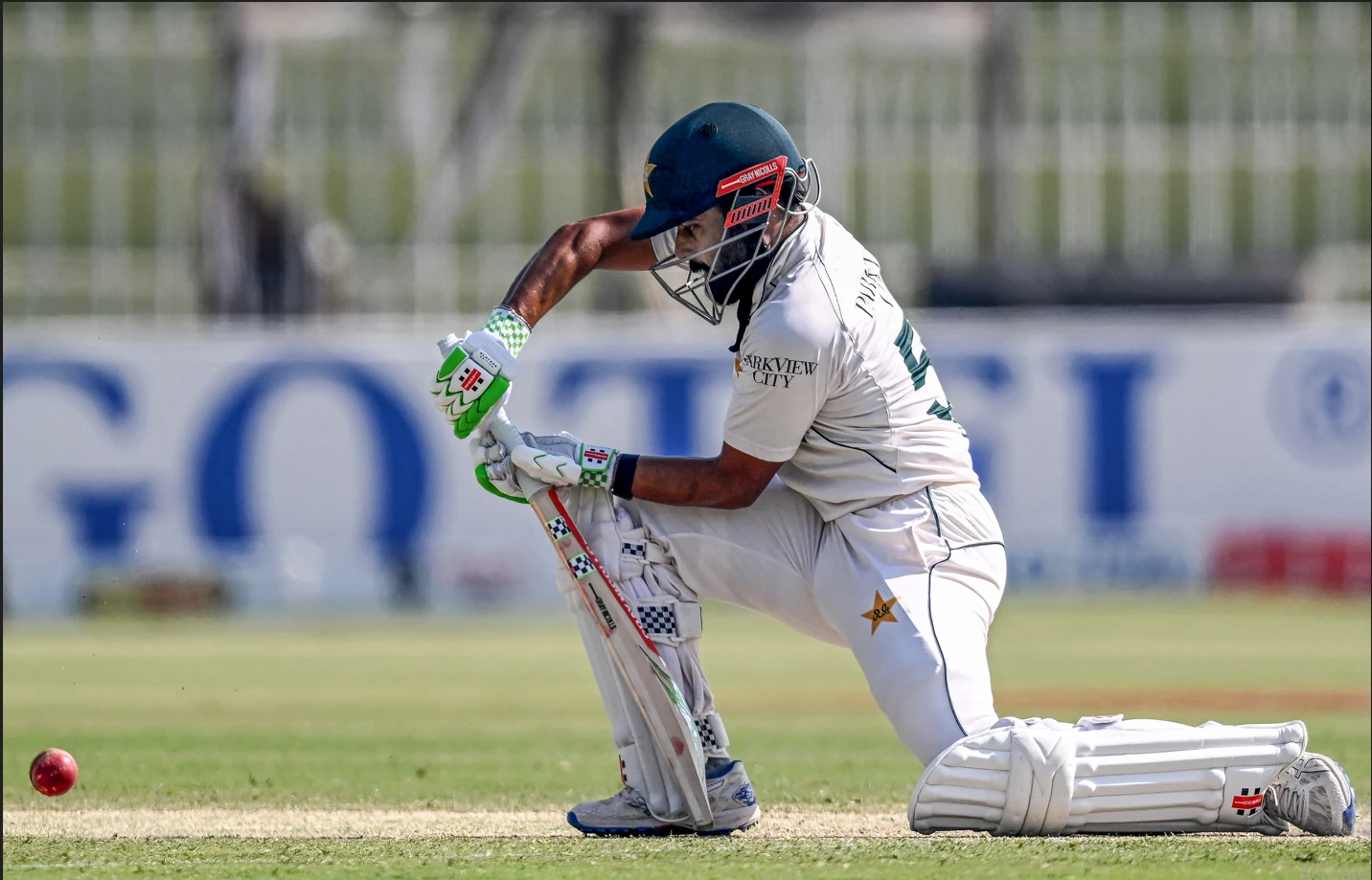 Saud Shakeel thwarts England spin attack, hits century