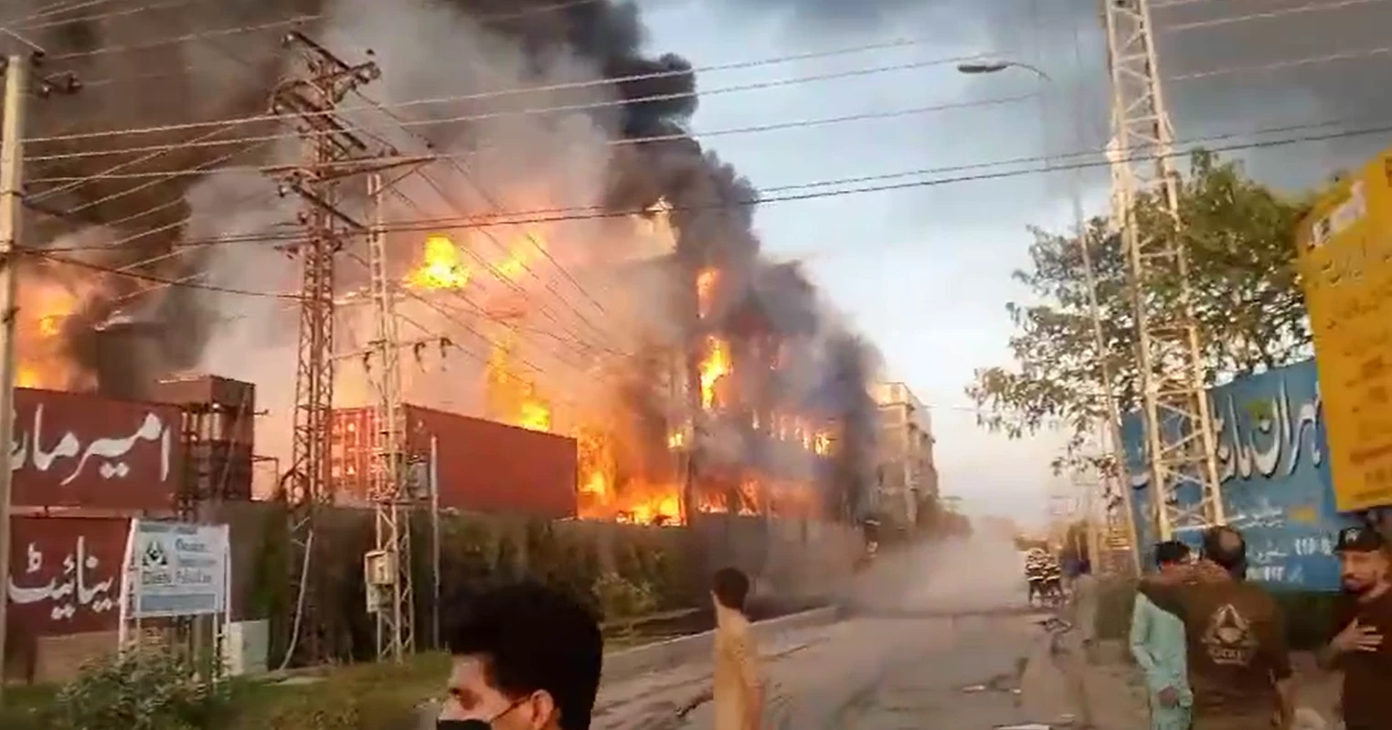 Peshawar factory blaze finally doused after 21-hour long battle