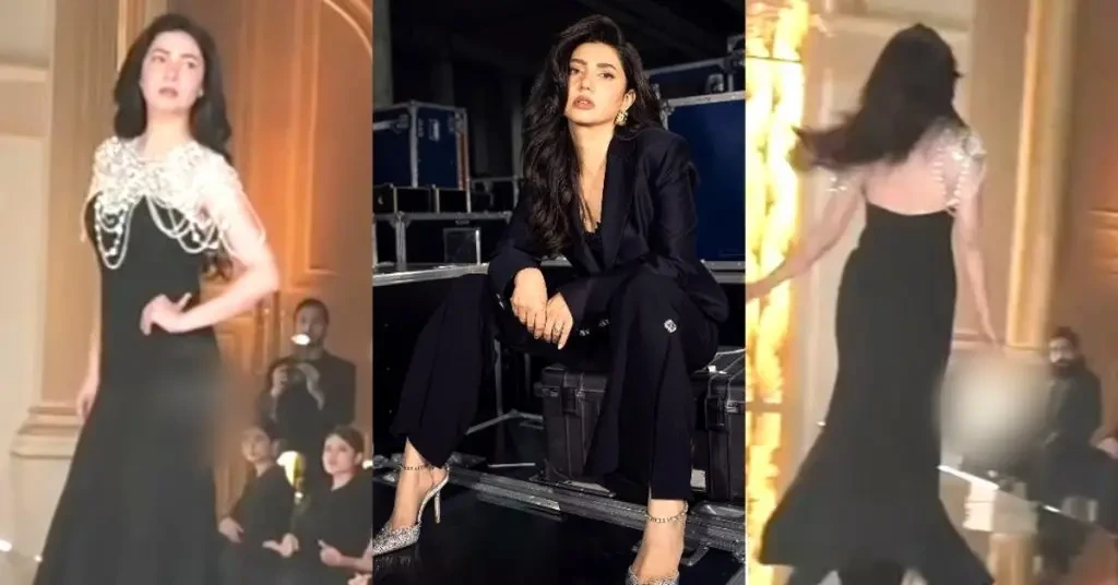 Mahira Khan in trouble for being overexcited at ramp walk