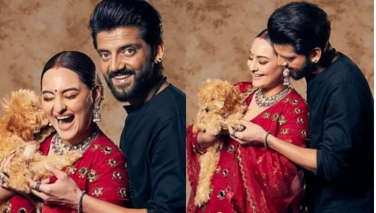 Sonakshi & Zaheer Iqbal’s endearing moments with little puppy sparks pregnancy rumors