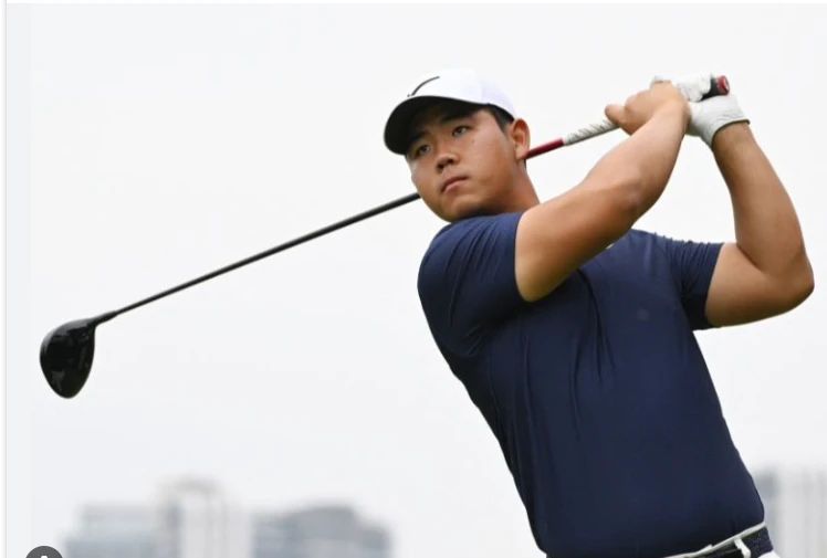 South Korean golfer Tom Kim sorry for damaging locker after playoff loss