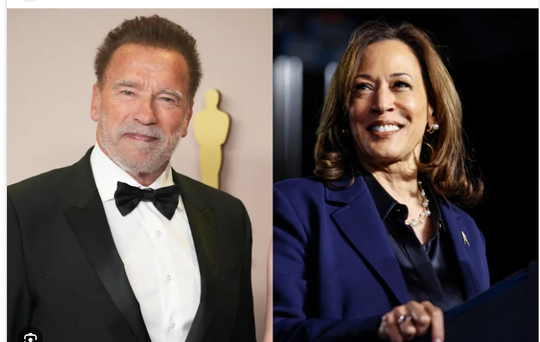 I'll be back-ing Kamala: Schwarzenegger says supporting Harris