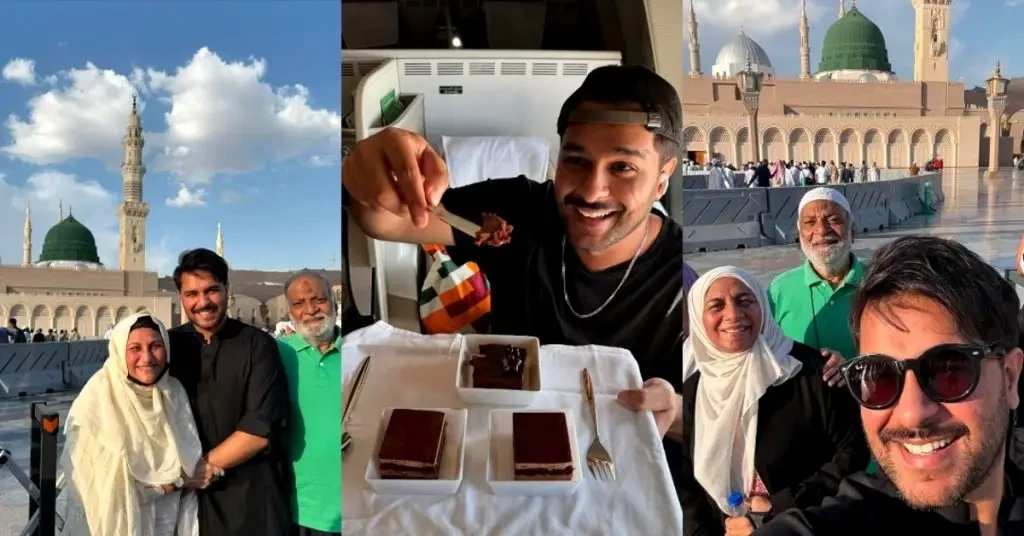 Asim Azhar celebrates birthday in Madina with parents