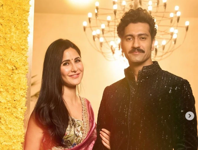 Katrina Kaif and Vicky Kaushal’s Diwali glam steals spotlight for various reasons