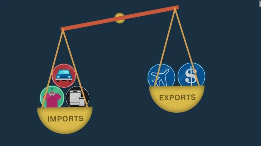 Trade deficit shrinks as exports rise in first four months of fiscal year