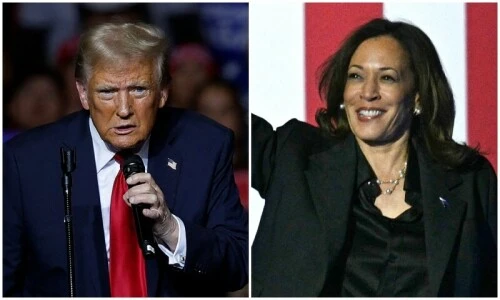 Harris and Trump face off in frenzied final campaign weekend