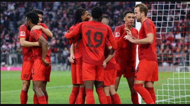 Kane strikes twice as Bayern overcomes Union; Frankfurt hit seven in stunner