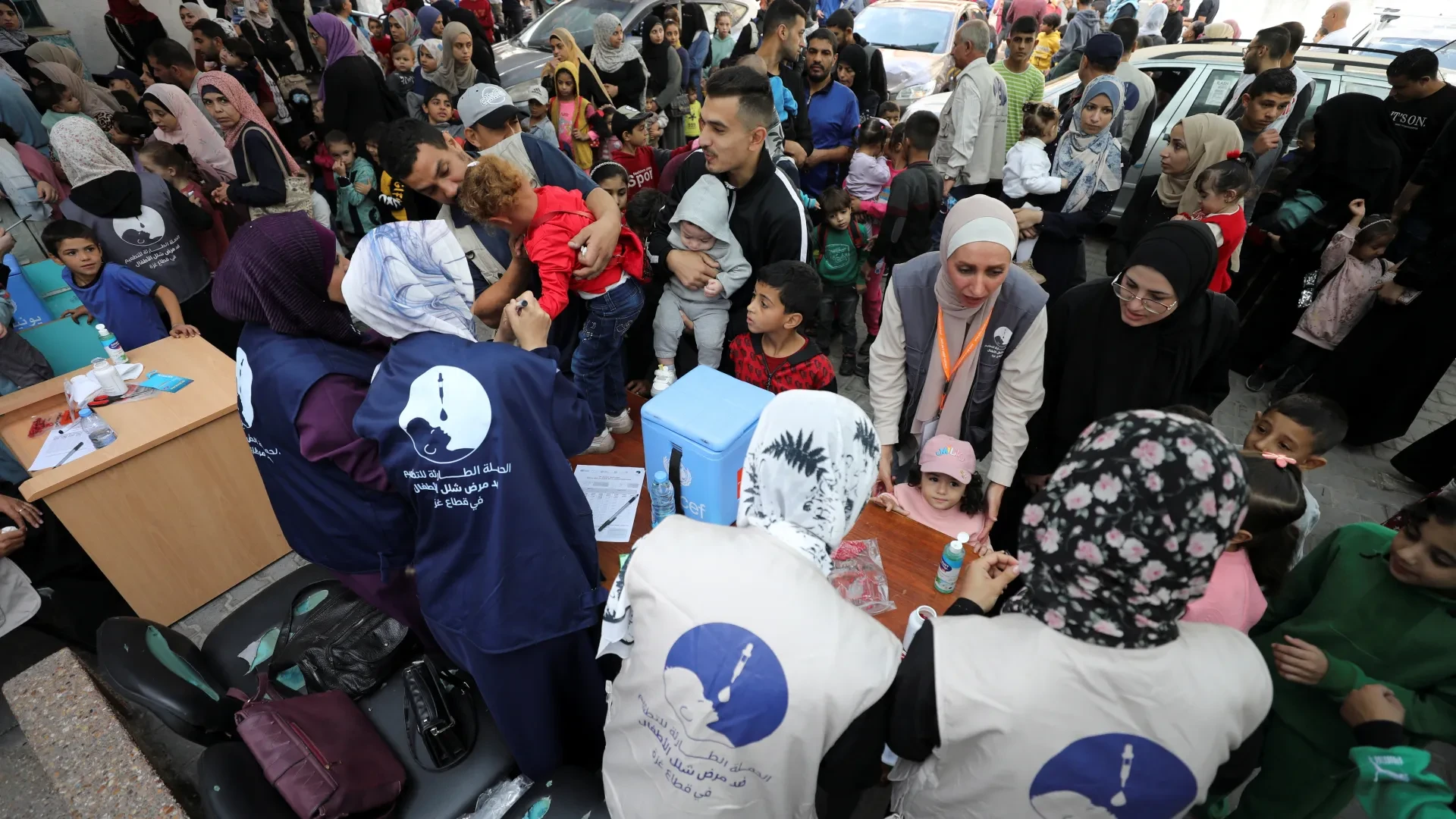 WHO says strike on Gaza vaccination centre wounds four children